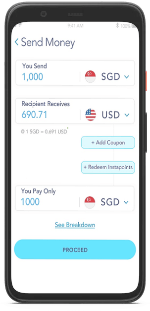 InstaReM Money transfer