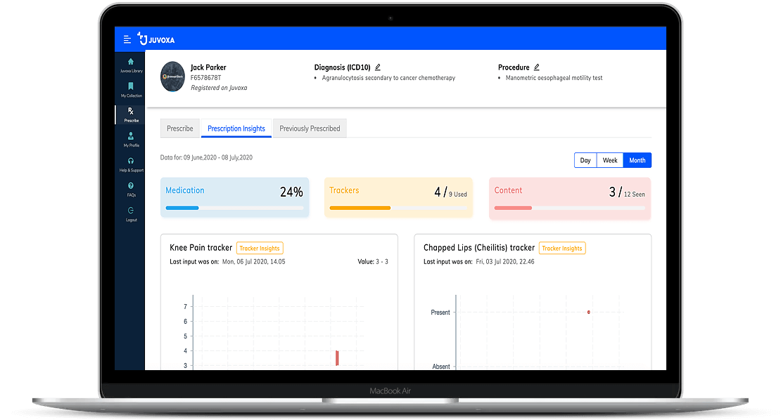 Juxova - Get patient insights