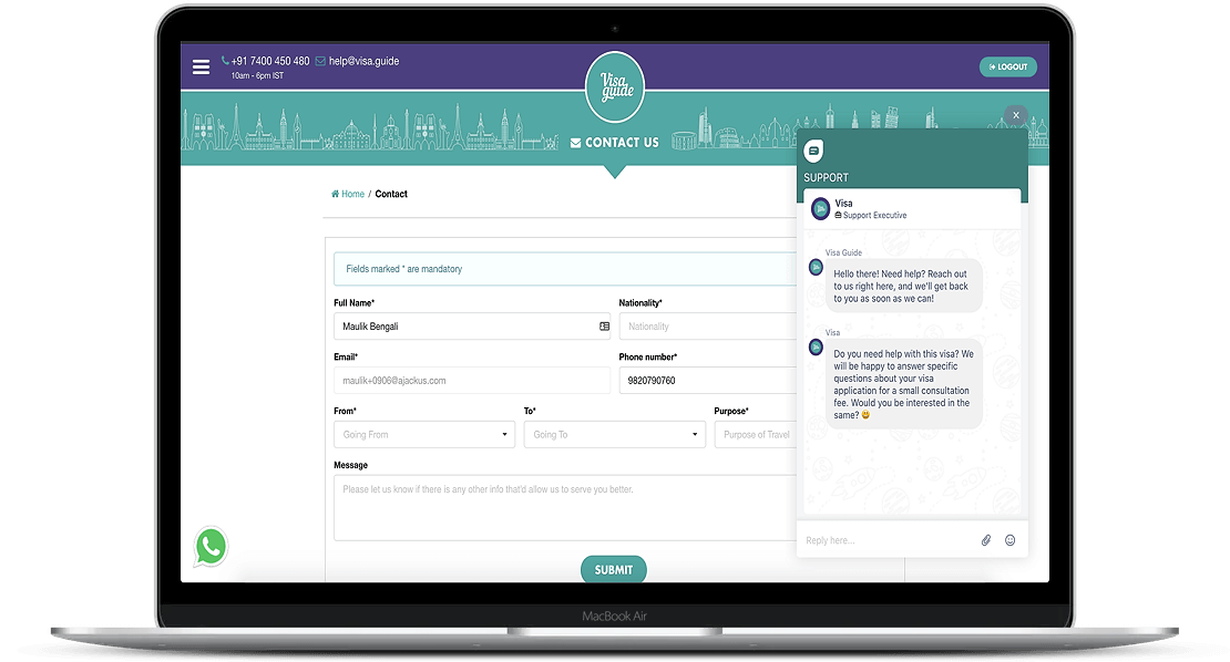 Visa Guide - Speed and clarity in communication